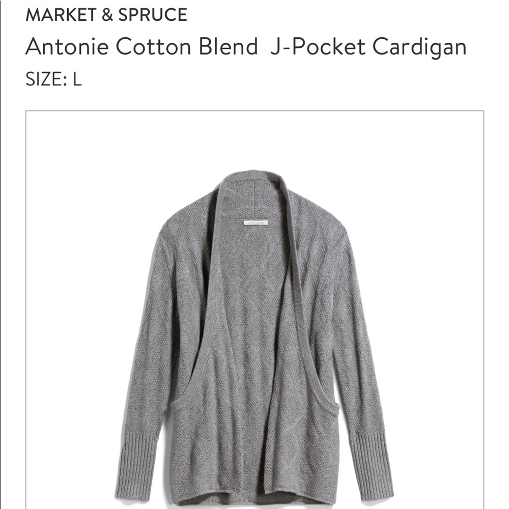 Market & Spruce Antoine J-Pocket Cardigan
